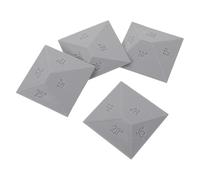 JOINPAYA Guide D'affûtage en Céramique Gris Lot de 4, Clip Angle Réglable 14°-25°, Accessoire pour Pierres à Aiguiser, Guide de Rodage pour Couteaux Cuisine et Usage Extérieur