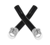 JOINPAYA Guidon de Vélo Supplémentaire en Métal, Paire Noire 159g pour VTT | Surface Texturée Antidérapante, Montage par Boulon, Contrôle Renforcé, pour Conditions Humides et Pente