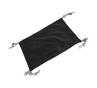 JOINPAYA Hamac pour Chat Imperméable et Doublé en Polaire Chaise Longue Suspendue Noire Lit de Couchage Réversible pour Animaux Tapis Chaud et Confortable pour Intérieur et Extérieur