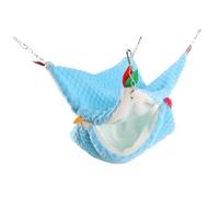 JOINPAYA Hamster Bed Small Pet Hammock Double Layer Warm Guinea Pig Hideout Chinchilla Squirrel Hanging Sleep Nest
