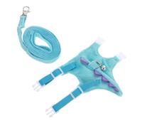 JOINPAYA Harnais et Laisse Dinosaure pour Petit Animal Harnais Confortable et Résistant pour Furet Lézard Dragon Barbu et Hamster Sangle Robuste pour Promenades Sécurisées