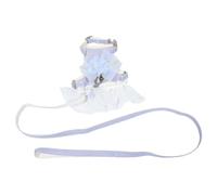 JOINPAYA Harnais Et Laisse pour Chat Gilet Licol Petit Harnais pour Chat Réglable Bleu Ciel