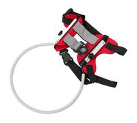 JOINPAYA Harnais pour Chien Aveugle Léger en Polyester, Anneau Anti-Collision Réglable, Taille s Rouge, Protection Pratique De Navigation, Accessoire Confiance pour Petits Chiens Aveugles
