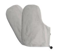 JOINPAYA Housse Chauffante pour Pieds en Tissu Gris Élastique 1 Paire Couverture Confortable pour Soin des Pieds la Paraffine Thérapie la Cire Enveloppement Spa et Hydratation Très Secs