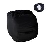 JOINPAYA Housse de Pluie Imperméable pour Sacoche de Vélo Noire en Polyester 190t, Résistante aux Tempêtes, Adaptée pour Paquet à Dos 40-50l, Protection Légère et Étanche