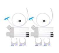 JOINPAYA Incubateur D'œufs de Poisson 40mm en Acrylique Chambre D'observation Claire, Configuration Double Kit, 2 Ensembles pour Éclosion Continue en Bassins D'élevage
