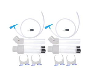 JOINPAYA Incubateur D'œufs de Poisson 40mm en Acrylique Chambre D'observation Claire, Configuration Double Kit, 2 Ensembles pour Éclosion Continue en Bassins D'élevage