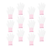 JOINPAYA industriels antistatiques 12 paires en nylon, conception pleine-finger avec protection anti-éclaboussures, pour usage en réparation et manutention