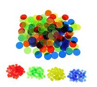 JOINPAYA Jetons en Plastique Abs 15mm, 200 Pièces, pour Comptage et Regroupement de Probabilité, pour Carnaval et Jeux Mathématiques Éducatifs Couleur Aléatoire