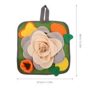 JOINPAYA Jouets pour Petits Animaux Tapis de Recherche de Nourriture pour Hamsters Rats et Lapins Tapis Olfactif Interactif pour Animaux de Compagnie Accessoires Mangeurs Lents