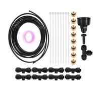 JOINPAYA Kit D'arrosage Automatique Pulvérisation Uniforme pour Plantes en Pot Système DIY en PP et Cuivre 1 Set Complet pour Jardin et Balcon