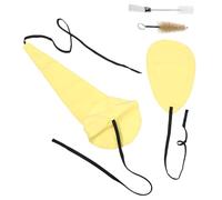 JOINPAYA Kit de Nettoyage Saxophone Alto 1 Pièce, Chiffon Microfibre Jaune Absorbant, Écouvillon pour Saxophone et Clarinette, Accessoires Polyvalents pour Entretien Instruments à Vent,