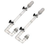 JOINPAYA Kit de Raccords pour Filtre Externe D'aquarium, 2 Pièces, Assemblage Rapide avec Ventouses en Abs pour Aquarium et Filtre Externe
