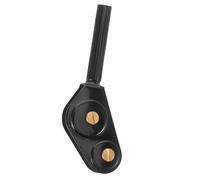 JOINPAYA Kit de Réparation pour Canne à Pêche Guides Doubles en Alliage Noir, Facile à Installer, Accessoires Multifonctions pour Matériel de Pêche en Mer