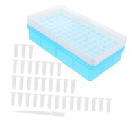 JOINPAYA Kit de Tubes D’écloserie de Crevettes avec Compte-Gouttes, Boîte de Stockage en Plastique Transparent, Ensemble 2 Pièces pour Élevage en Aquarium et Bassin