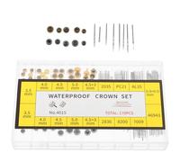 JOINPAYA Kit Outils Réparation Montre Couronne Tige en Cuivre Multifonction Boîtier Organisé pour Horlogers Amateurs et Professionnels Usage Domestique et Voyage