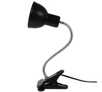 JOINPAYA Lampe pour Tortue Support Réglable en Abs Noir, Abat-Jour Large pour Lampe Solaire Intérieur E27, pour Séchage et Exposition Soleil des Reptiles