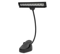 JOINPAYA Lampe Pupitre Musique LED Rechargeable USB Lampe de Lecture Clip Stable pour Partition et Lecture Au Lit Éclairage Uniforme pour Piano et Guitare
