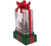 JOINPAYA Lanterne de Noël Décorative LED Verte en Plastique Résistante, sans Pile, pour Table ou Fenêtre, Décoration Festive de Noël Élégante