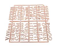 JOINPAYA Lettres en Feutrine pour Tableau à Lettres Dorées Chiffres et Symboles en Plastique Kit Complet pour Organisation Décoration Intérieure Apprentissage Interactif et Affichage