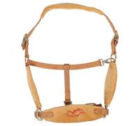JOINPAYA Licol Réglable Grand Format Jaune Têtière Rembourrée Corde de Sécurité Résistante pour Équitation Longe Sport et Entraînement Équestre Accessoire Pratique pour Randonnée et