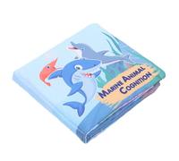 JOINPAYA Livre d'éducation préscolaire de livres pour bébé livre en tissu amusant livres en tissu pour bébé livre en tissu doux nouveau-né bébé livres jouets chiffon Sky-blue