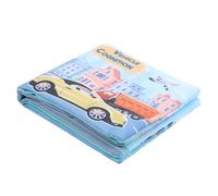 JOINPAYA Livre en Tissu Éducatif pour Bébés Doux 4 Pages pour L'Éducation Précoce Promenades en Poussette pour Nouveaux-