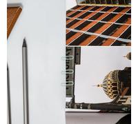 JOINPAYA Lot de 10 Boîtes de 500 Trombones Métalliques Vert Clair Pinces à Papier Décoratives pour Bureau Marque-Pages et Organisation de Documents Scolaires ou Professionnels