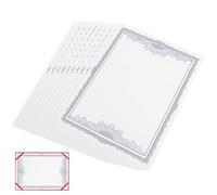 JOINPAYA Lot de 10 Papiers Intérieurs Vierges A4 pour Certificats Académiques Imprimables, pour Diplômes et Lettres de Nomination en Milieu Scolaire