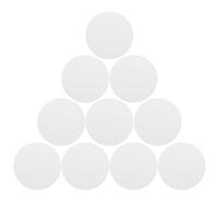 JOINPAYA Lot de 10 Plaques de Recouvrement LED Rondes en Acrylique 4,5 Cm Diffuseur Anti-éblouissement pour Plafonnier, Bande Lumineuse et Spot Encastré, Éclairage Intérieur et