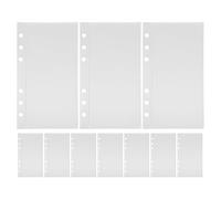 JOINPAYA Lot de 10 Pochettes A6 Transparentes en Polypropylène, Perforées pour Classeur à 6 Anneaux, Intercalaire de Classement Réutilisable pour Organisation Bureautique et Rangement