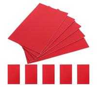 JOINPAYA Lot de 10 Protège-semelles Autocollants pour Chaussures à Talons Hauts, Patchs Antidérapants en Silicone Rouge 130x80 Mm, Coussinets Anti-usure Bruit, Adaptés pour Usage Quotidien