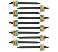 JOINPAYA Lot de 10 Stylos à Bille de Football 14,5 Cm à Bouton-poussoir, Papeterie Sportive pour Fête D'anniversaire et École, Accessoires Légers et Résistants pour Étudiants et