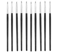 JOINPAYA Lot de 10 Stylos en Silicone pour Peinture à L'argile et Aquarelle, Outils de Sculpture Artisanale Polyvalents, Stylo à Pâte Fluide pour Modelage, Bricolage et Nail Art,