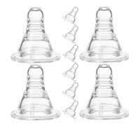 JOINPAYA Lot de 10 Tétines Silicone Bouchon pour Bouteille de Bière Accessoires de Boisson pour Fête et Présents Amusants Destinés aux Adultes