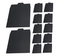 JOINPAYA Lot de 100 Pochettes en Papier Kraft Noir pour Cd, Enveloppes Résistantes la Déchirure Design Minimaliste et Élégant, Rangement de CD et Dvd