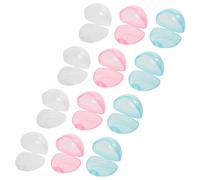 JOINPAYA Lot de 12 Boîtes de Rangement pour Tétines en PP Transparent Rose et Bleu Étui de Voyage Portable avec Couvercle Anti-Poussière Porte-Tétine Hygiénique pour Bébés pour Sorties