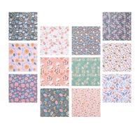 JOINPAYA Lot de 12 Feuilles de Papier D'impression Décoratif Floral pour Scrapbooking Papier de Base pour Valises et Boîtes