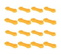 JOINPAYA Lot de 16 entraves pour Pattes de Poussin, pour Nouveau-né, cailles, Canards, Oiseaux, perroquets, Nouvellement éclos, Jaunes