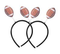 JOINPAYA Lot de 2 Bandeaux de Football Américain - Accessoires Unisexes pour Événements Sportifs, Style Rugby, pour Le Football Américain, Les Photomatons, Les Fêtes D'anniversaire Et Autres