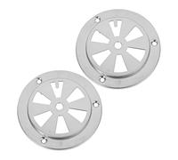 JOINPAYA Lot De 2 Bouches D'aération En Acier Inoxydable Pour Four De Séchage, Trou De Ventilation Créatif, Évent D'aération Pour Appareils Ménagers, Dissipation Thermique, Accessoires Élec