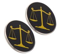JOINPAYA Lot de 2 Broches Balance Justice en Alliage Métal Épinglettes Avocat et Juge Accessoires Formels pour Costume Homme et Élève en Droit Symbole Équité et Profession Juridique