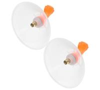 JOINPAYA Lot de 2 Buses Coniques Transparentes Coupe-Vent pour Pulvérisateur Agricole Diamètre 10 CM Buse de Brumisation Réglable Basse Pression Protection pour Jardin Pièces de