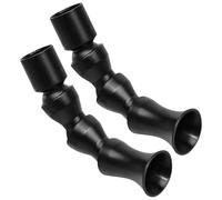 JOINPAYA Lot De 2 Buses De Sortie pour Aquarium Récifal Compatibles avec Les Pompes Submersibles Et Les Filtres Externes Ces Buses De Sortie d'eau De Type Bec De Canard sont Noires