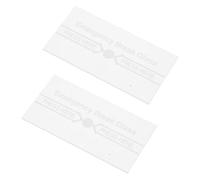 JOINPAYA Lot de 2 Couvercles de Protection pour Interrupteur Alarme Incendie Manuel en Verre, Étanches, Équipement Essentiel pour Situations D'urgence