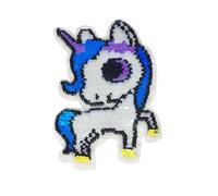 JOINPAYA Lot de 2 Écussons Thermocollants Réversibles à Sequins Patch Brodé à Paillettes Double Face Décorations en Matériau Pvp pour Vêtements Tissus Pulls Paquet et Chaussures DIY