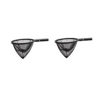 JOINPAYA Lot De 2 Épuisettes De Nettoyage pour Piscine Écumoire Fine Râteau Nettoyeur Élimination des Feuilles Accessoires De Piscine Kit De Nettoyage Petit Filet Matière