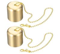 JOINPAYA Lot de 2 Éteignoirs à Bougies en Laiton Doré, Petits Couvre-Flammes Réutilisables pour Extinction Sécurisée, Kit d'entretien pour Bougies, Accessoire Maison Pratique et Résistant