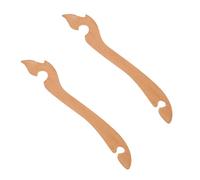 JOINPAYA Lot de 2 Extracteurs de Grille pour Four, Outil de Poussée-Traction Beige, Conçu pour Glisser Facilement et Repositionner les Grilles en Toute Sécurité