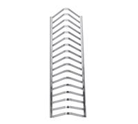JOINPAYA Lot De 2 Grilles De Barbecue Portables pour Rôtir Griller Brochettes Charbon De Bois Petit Format Pliable en Acier Inoxydable Argenté